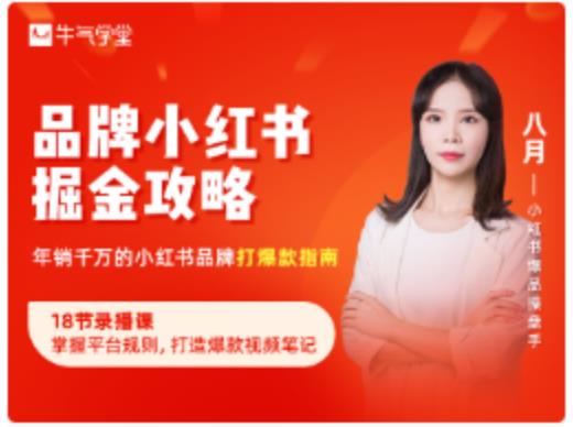 品牌小红书掘金攻略，年销千万的小红书品牌打爆款指南-优才资源站