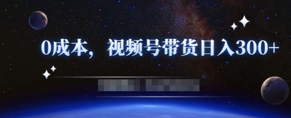 零基础视频号带货赚钱项目，0成本0门槛轻松日入300+【视频教程】-优才资源站