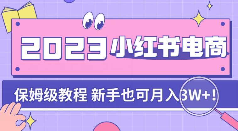 阿本小红书电商陪跑营4.0，带大家从0到1把小红书做起来-优才资源站