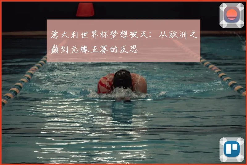 意大利世界杯梦想破灭:从欧洲之巅到无缘正赛的反思