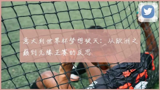 意大利世界杯梦想破灭:从欧洲之巅到无缘正赛的反思